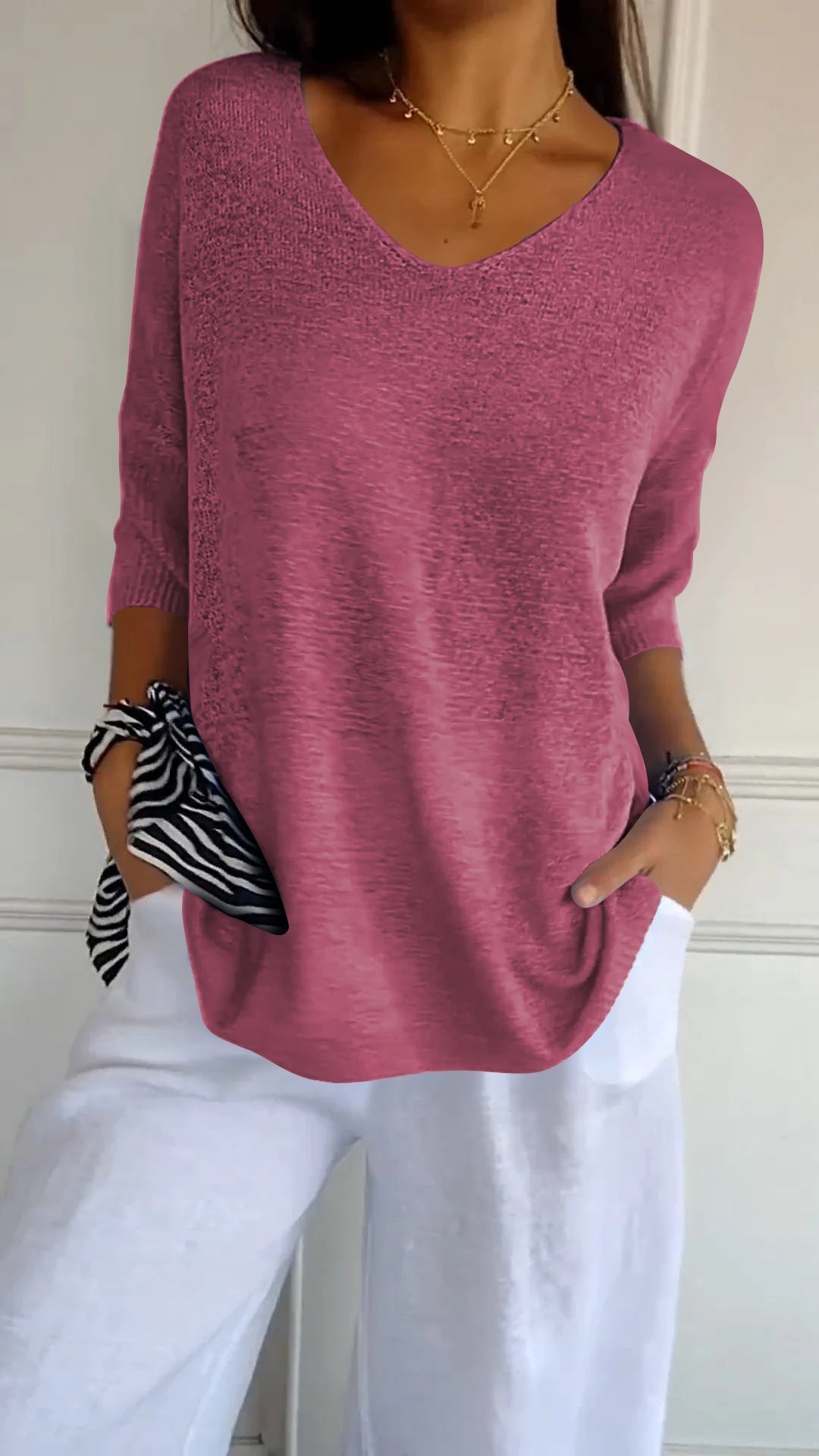 Anna | Top chic in maglia