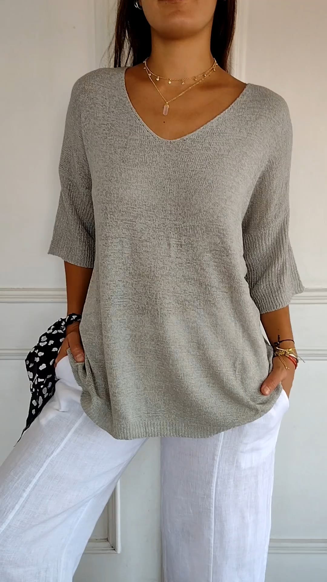 Anna | Top chic in maglia