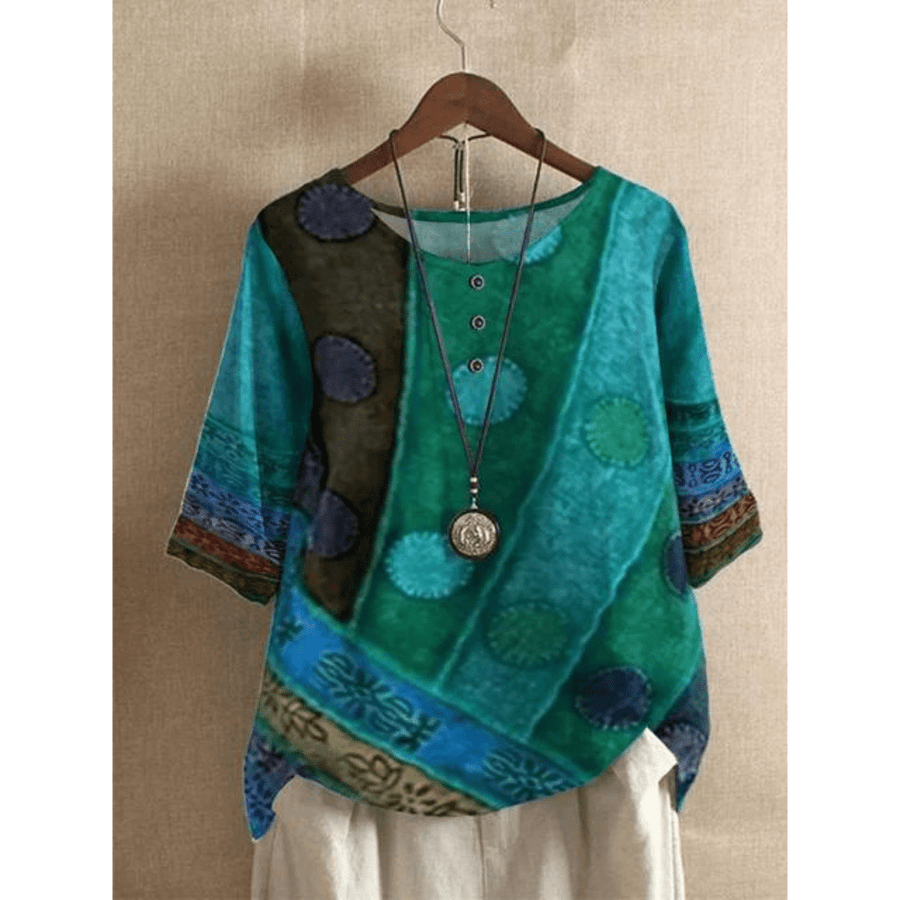 Valarie | top bohemien colorato