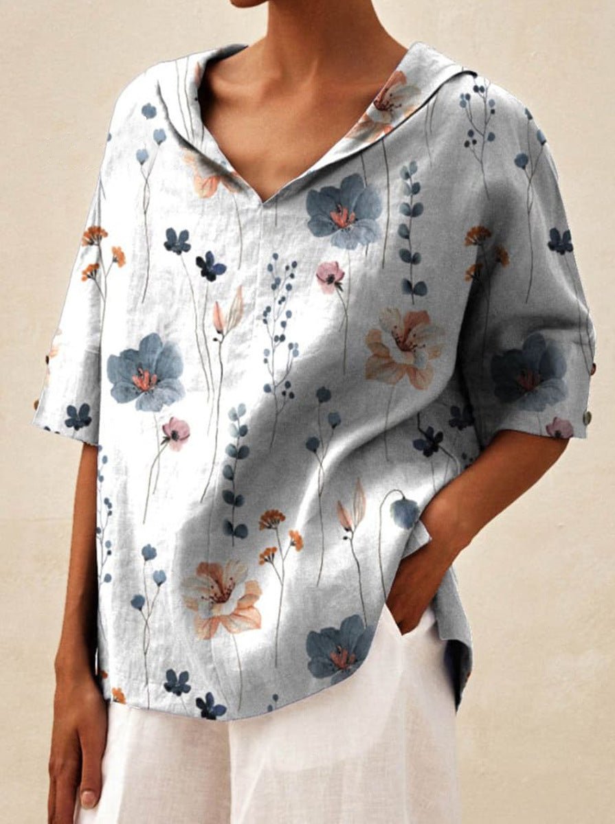 Andrea | Top leggero floreale estivo