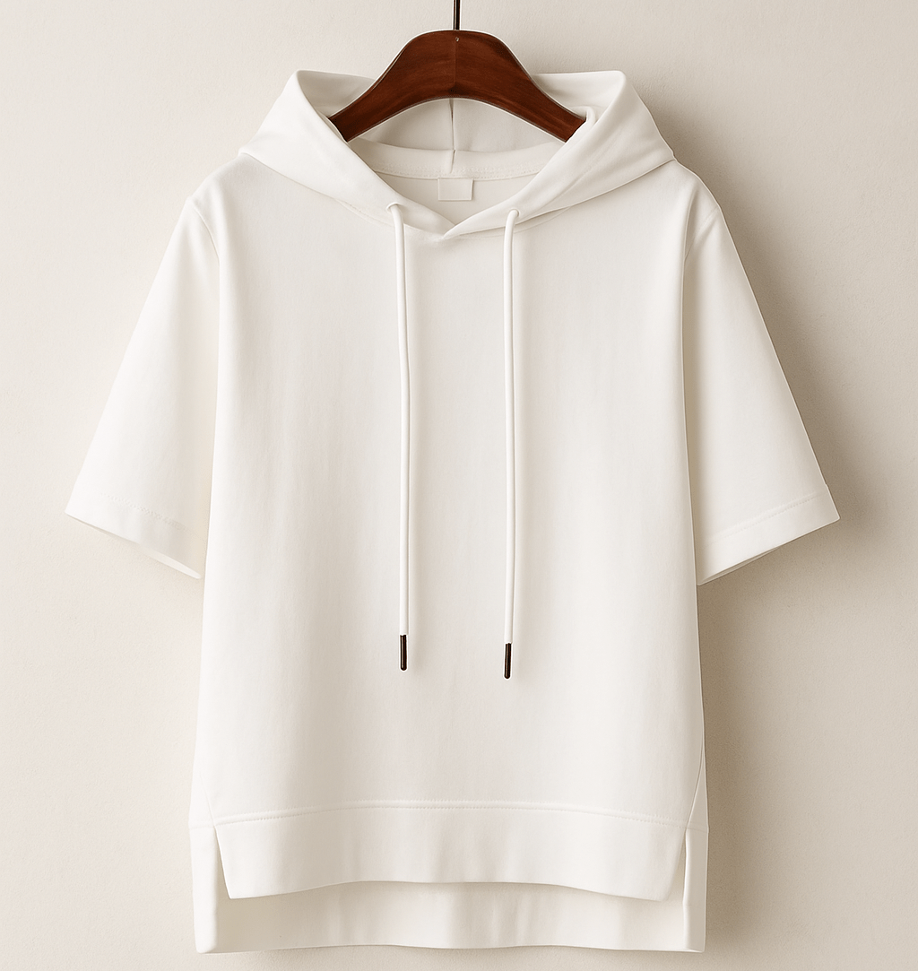 Alison | Felpa con cappuccio a maniche corte