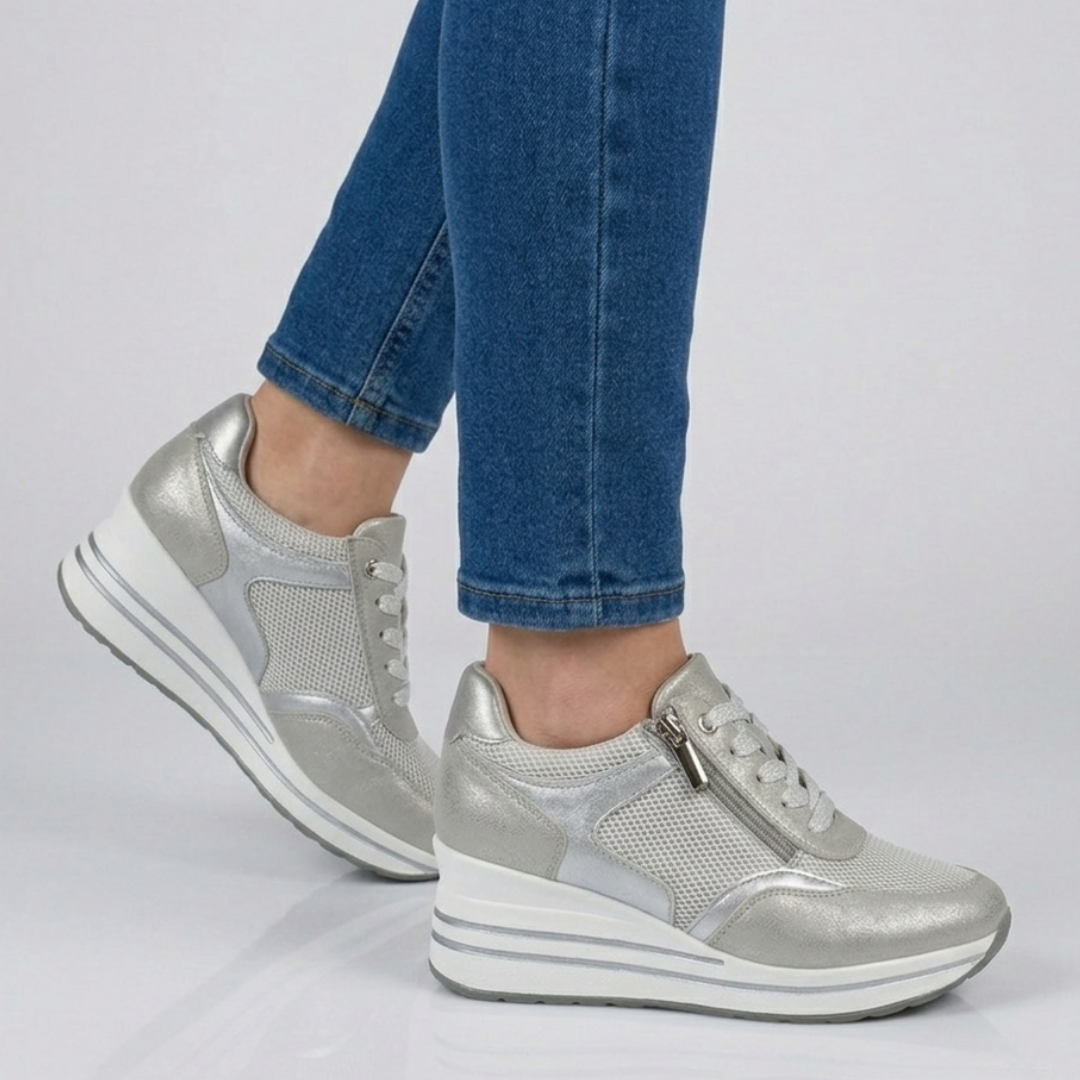 Lori - Scarpa comoda Donna con zeppa