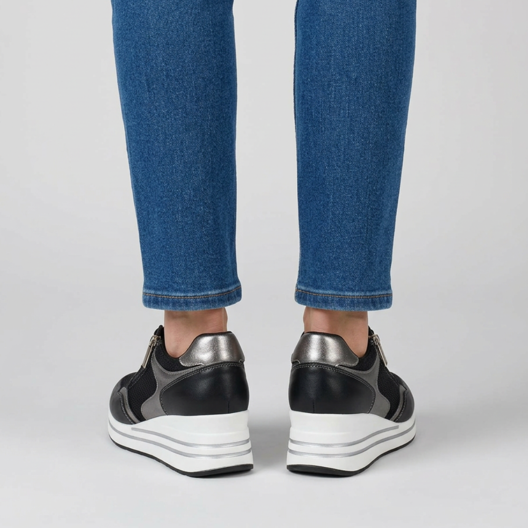 Lori - Scarpa comoda Donna con zeppa