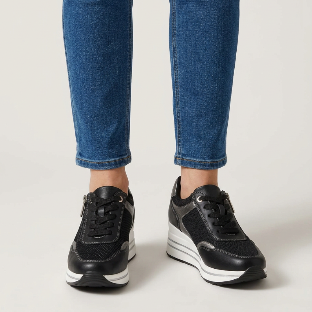Lori - Scarpa comoda Donna con zeppa