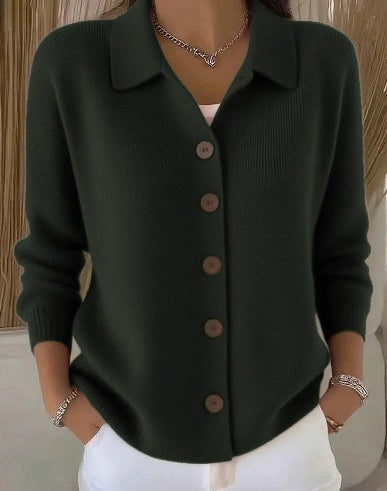 Maya™ Cardigan Classico con Bottoni