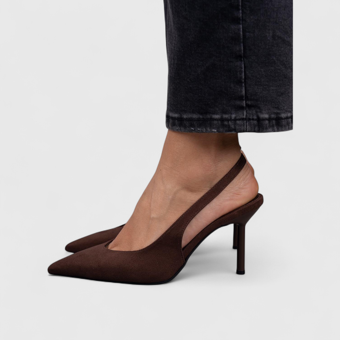 Bellavira – Tacchi ortopedici slingback leopardati