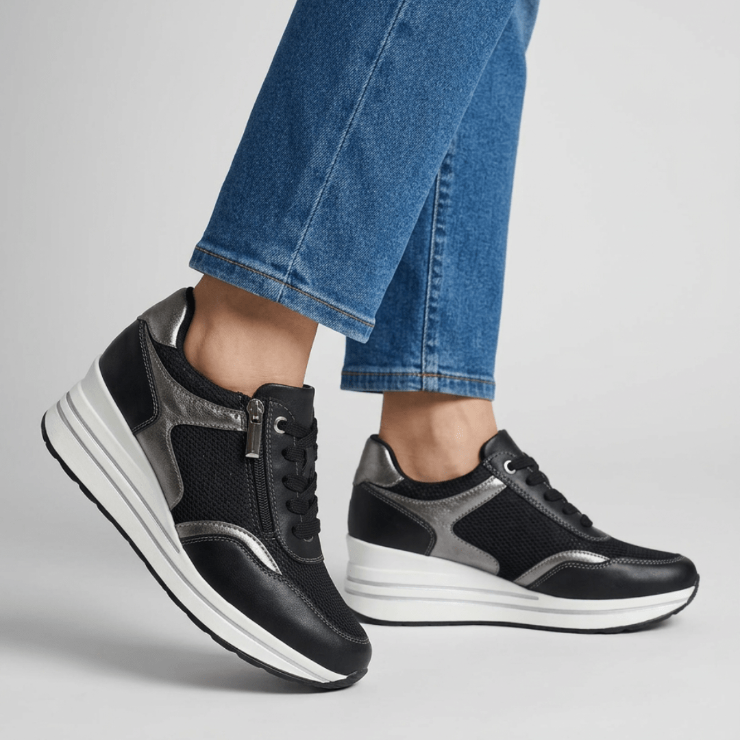 Lori - Scarpa comoda Donna con zeppa