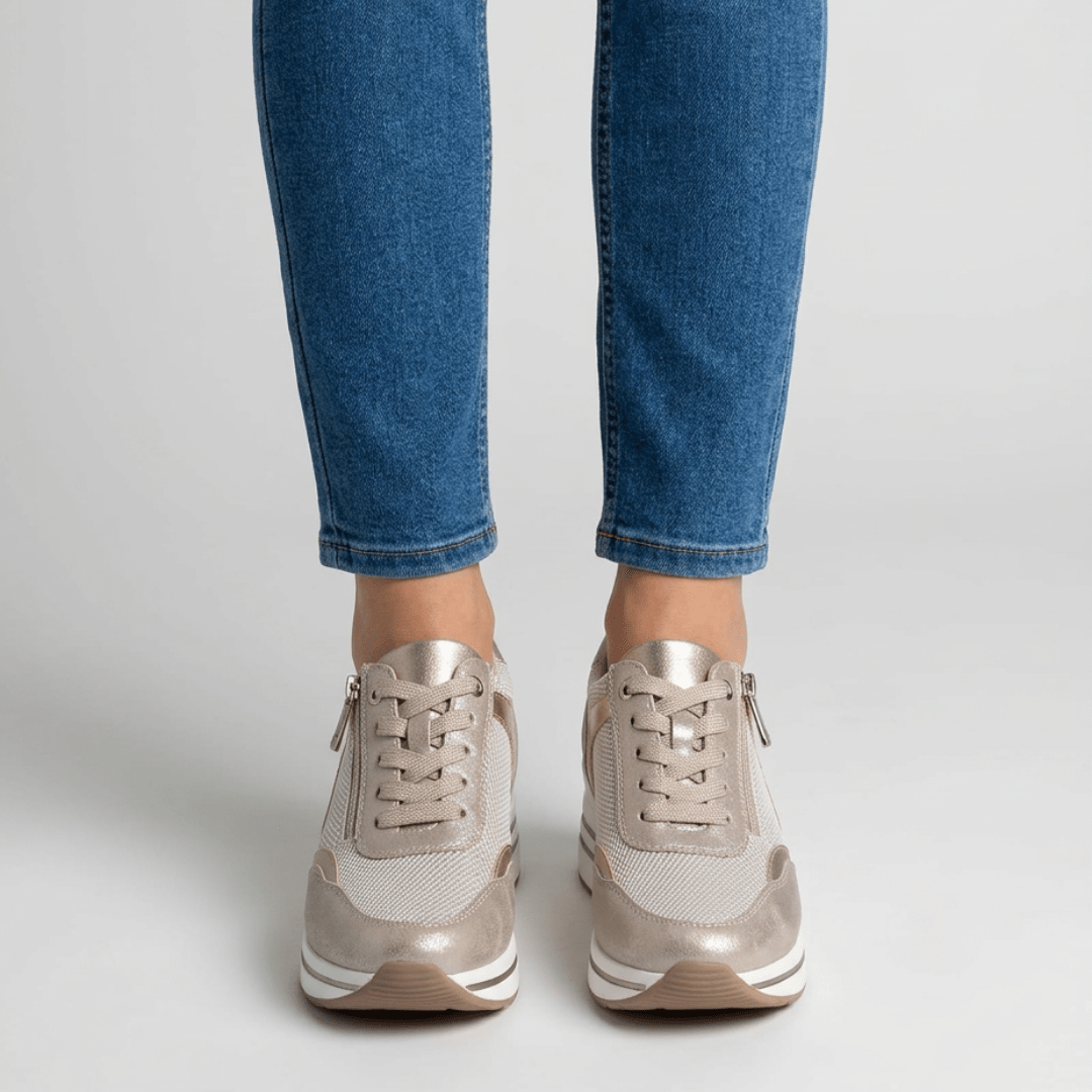 Lori - Scarpa comoda Donna con zeppa