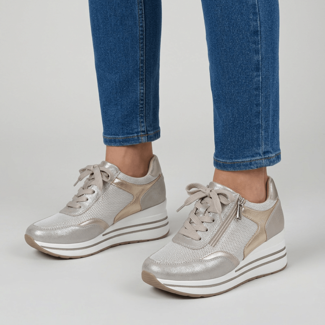 Lori - Scarpa comoda Donna con zeppa