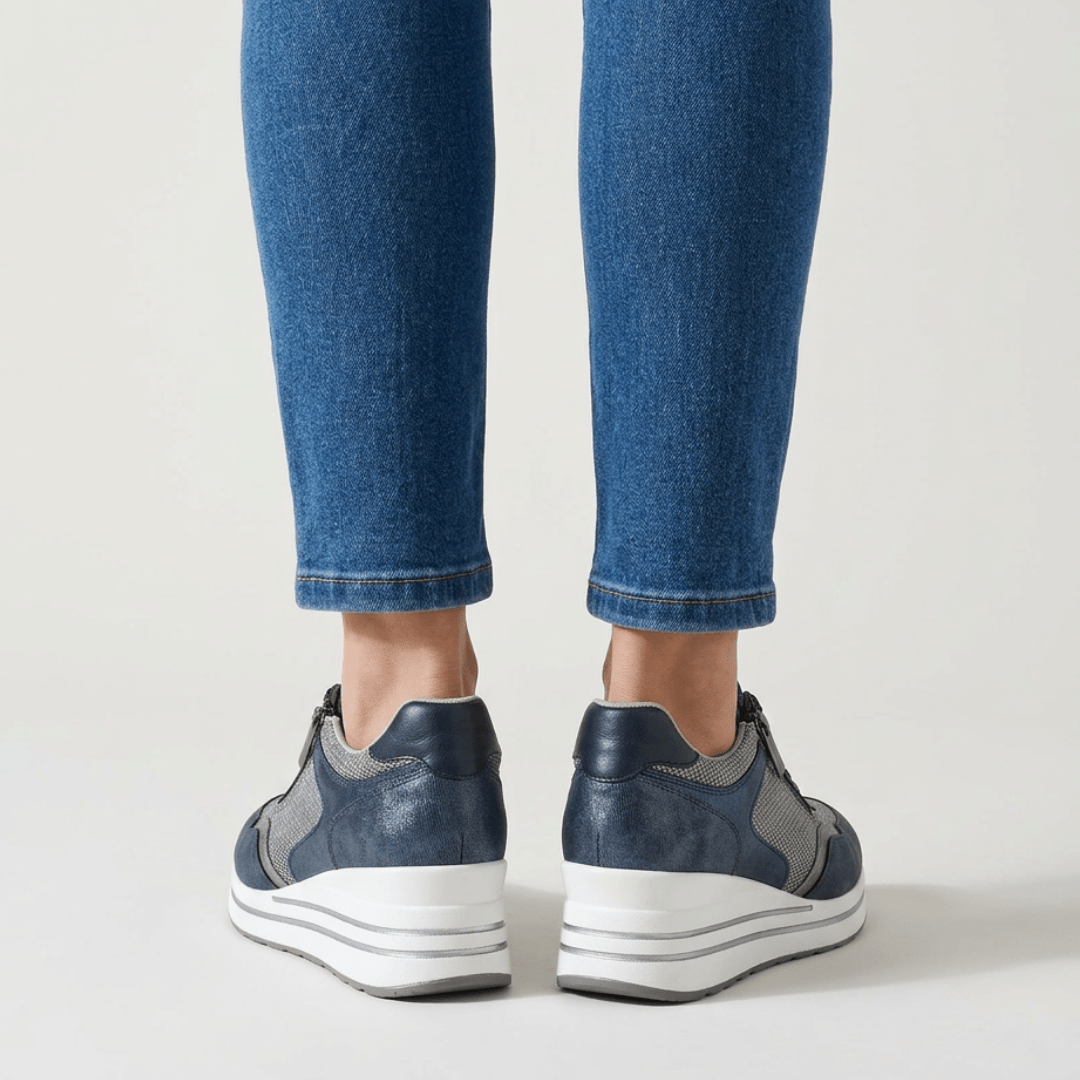Lori - Scarpa comoda Donna con zeppa