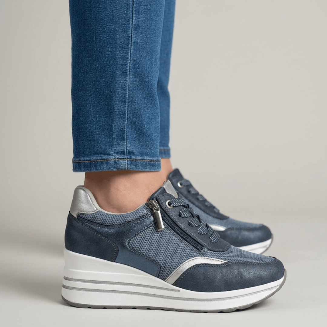 Lori - Scarpa comoda Donna con zeppa