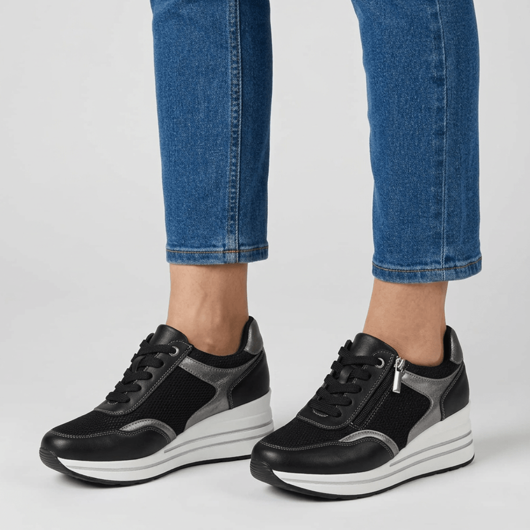 Lori - Scarpa comoda Donna con zeppa