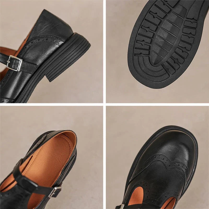 Elvara | Scarpe con Cinturino in Pelle