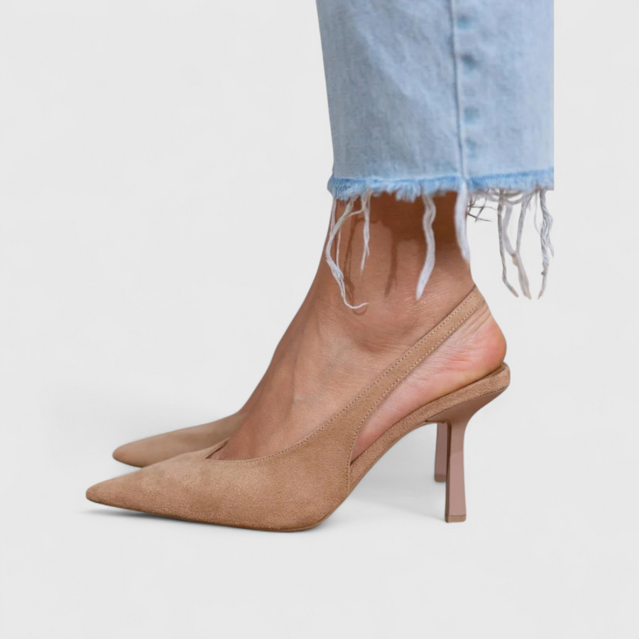 Bellavira – Tacchi ortopedici slingback leopardati